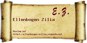 Ellenbogen Zilia névjegykártya